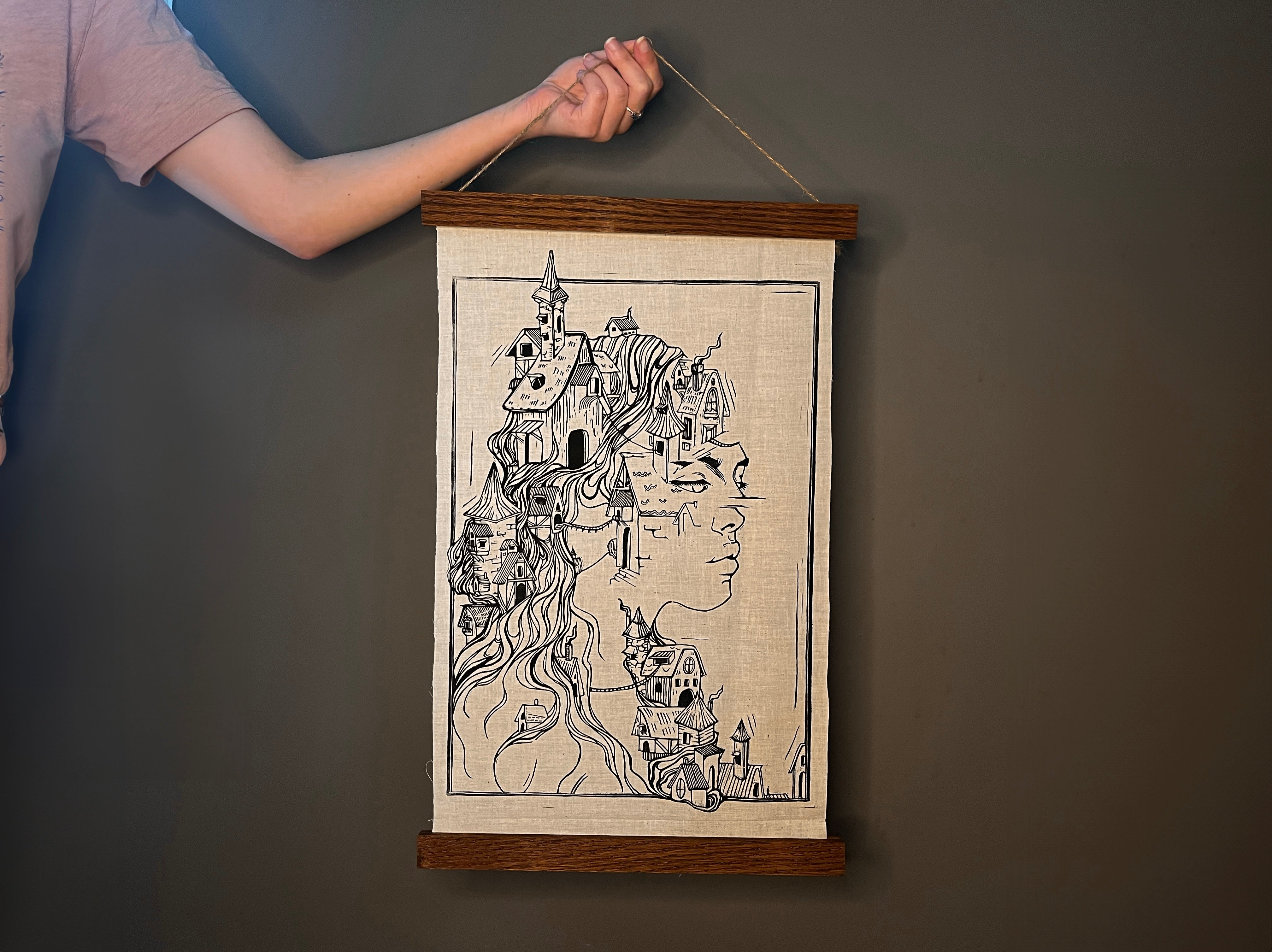 Gaia’s Village Tapestry