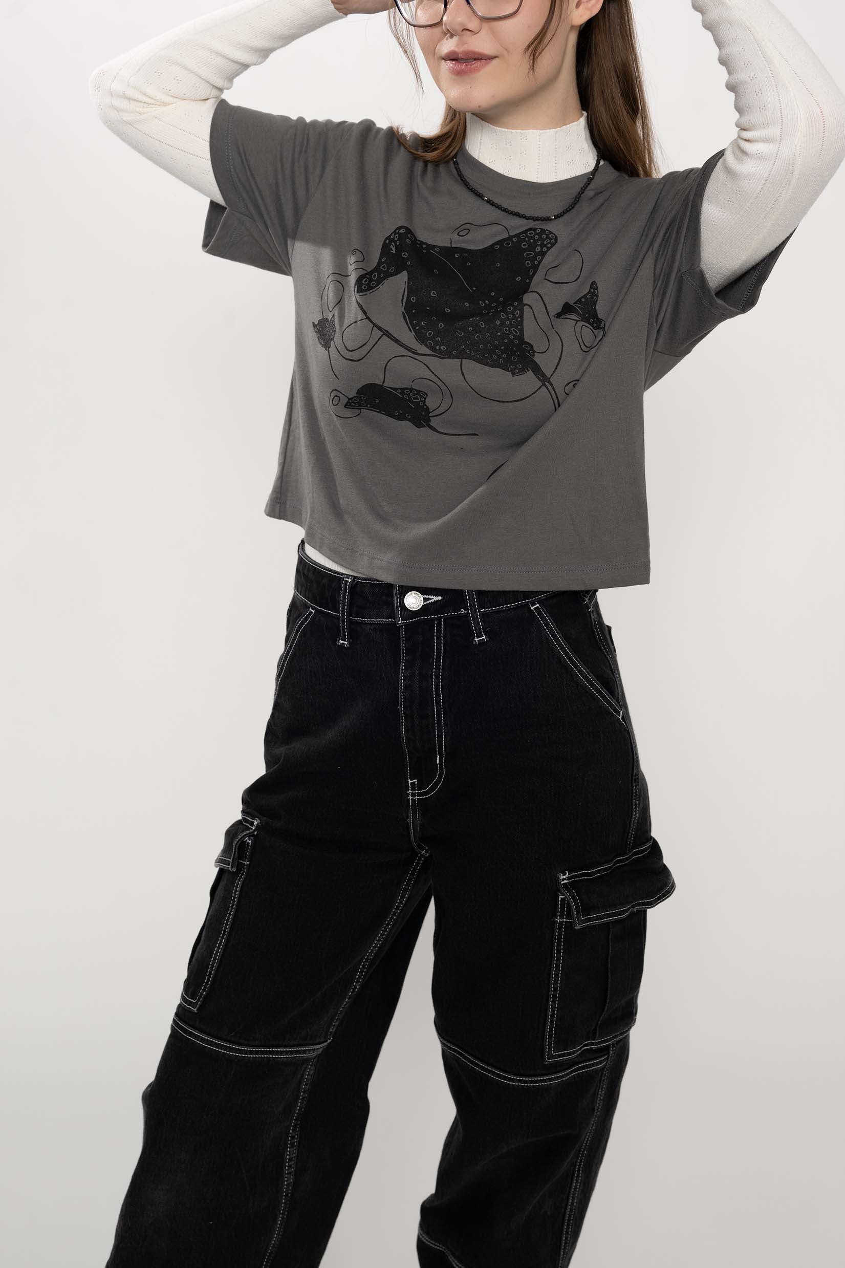 Rays Crop Top