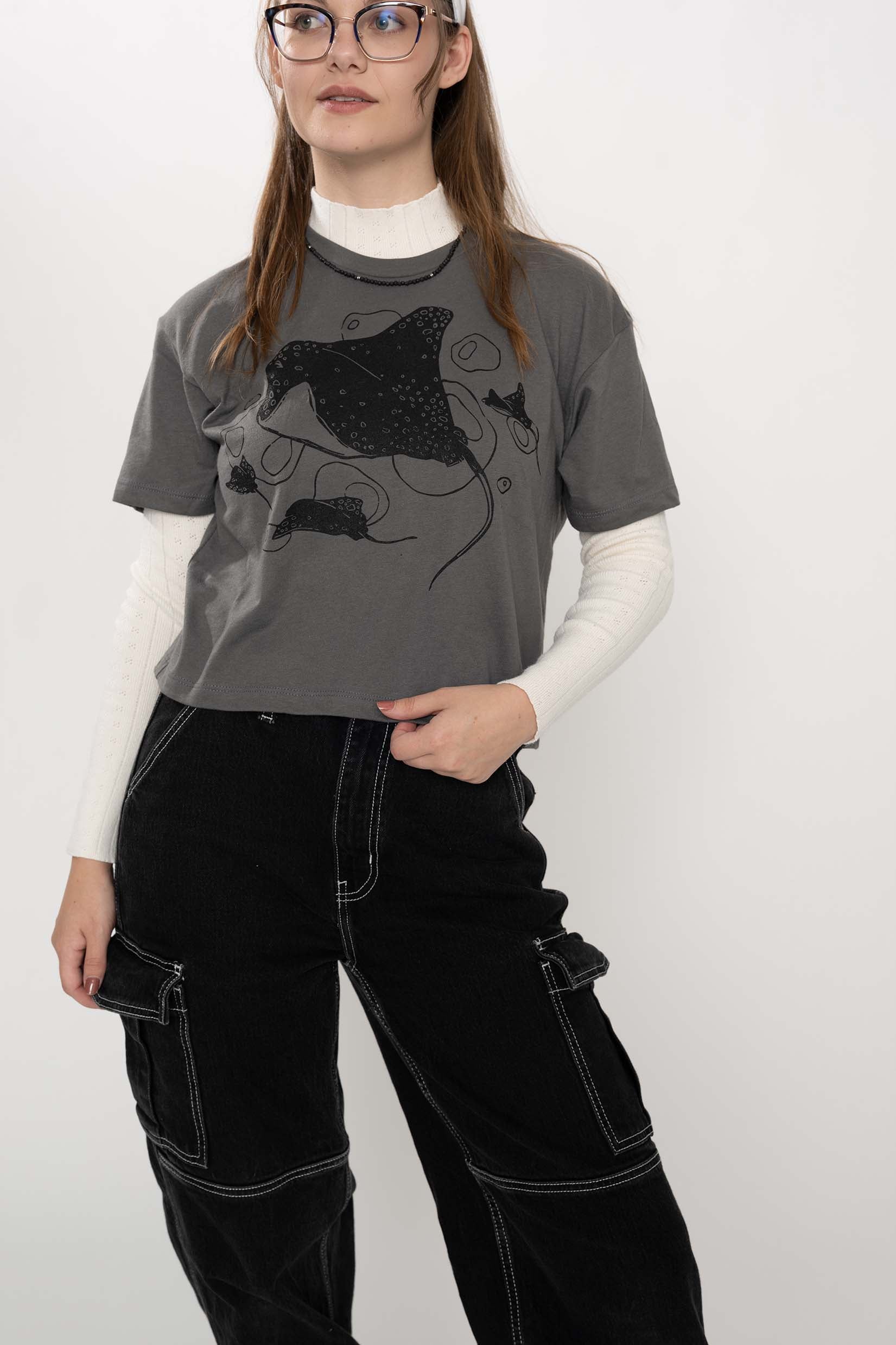 Rays Crop Top