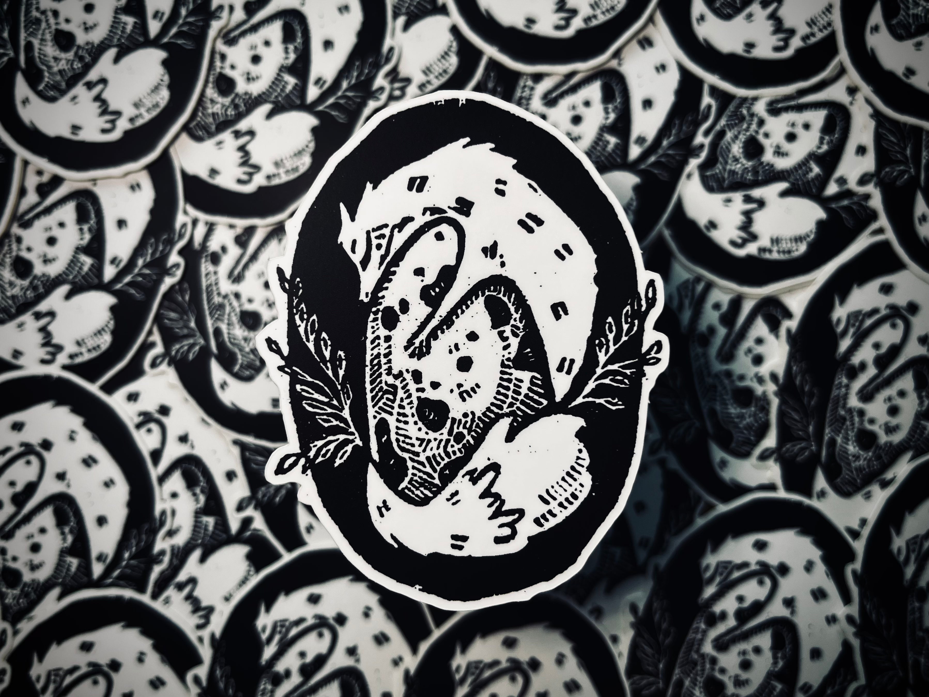 The Fox and the Egg Sticker