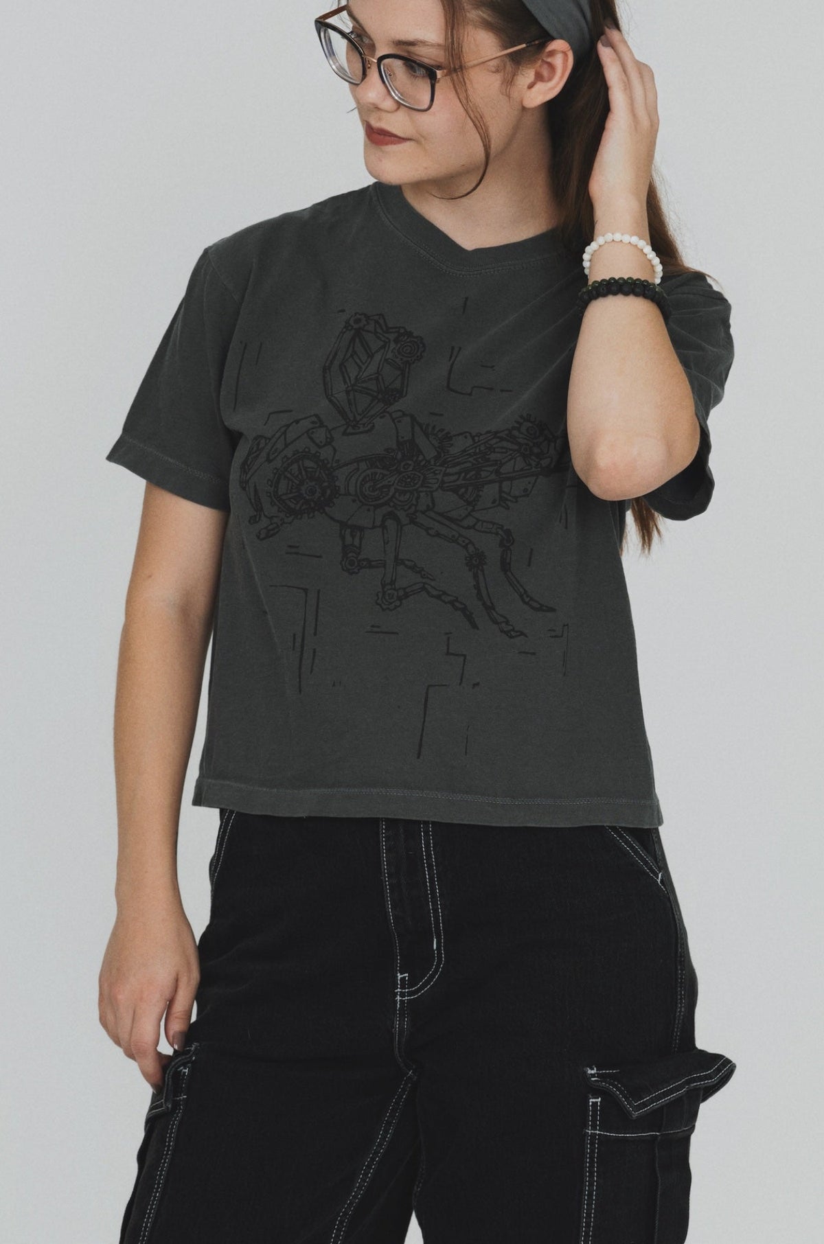 Mechanical Fly Cropped T-Shirt
