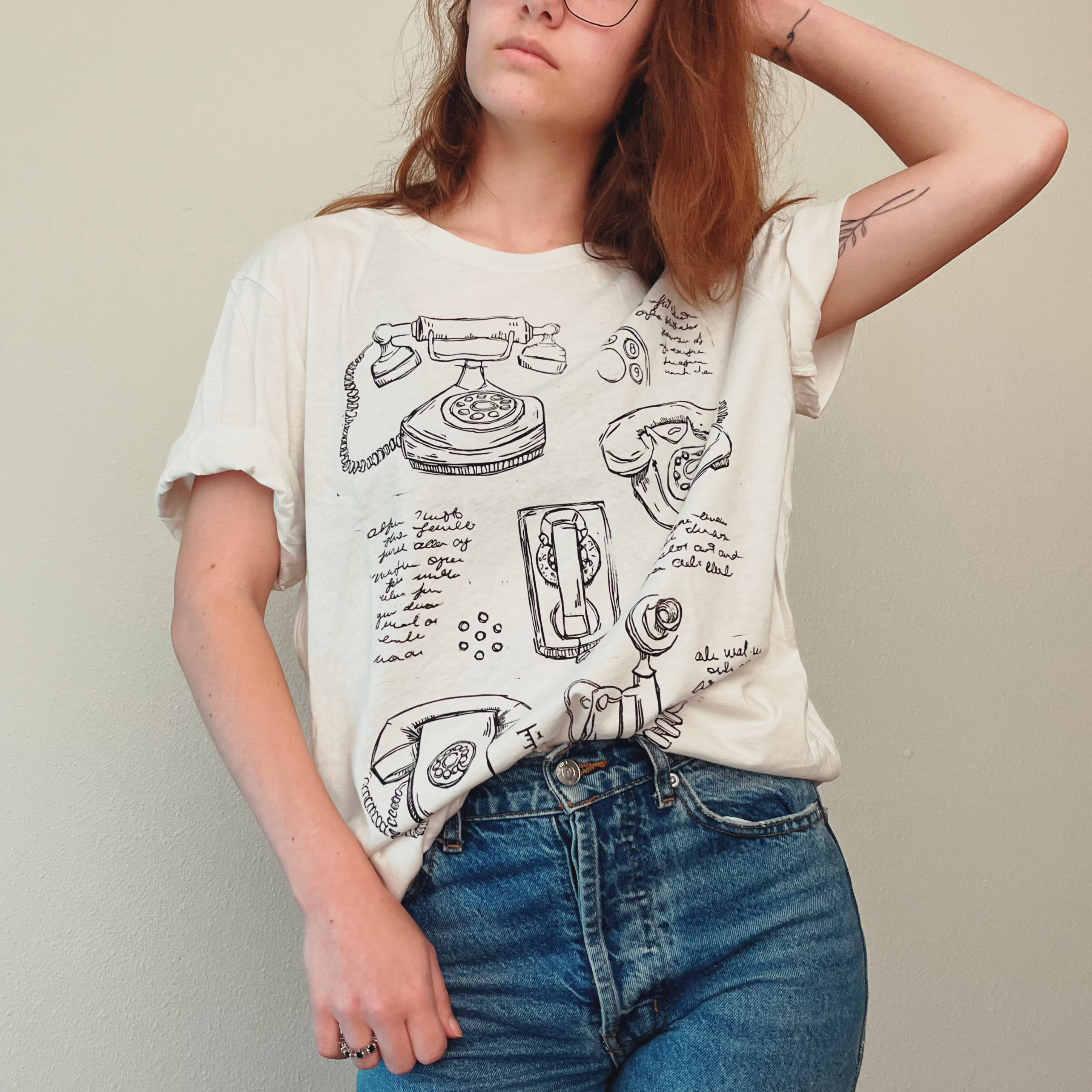 Landlines: A Study T-Shirt