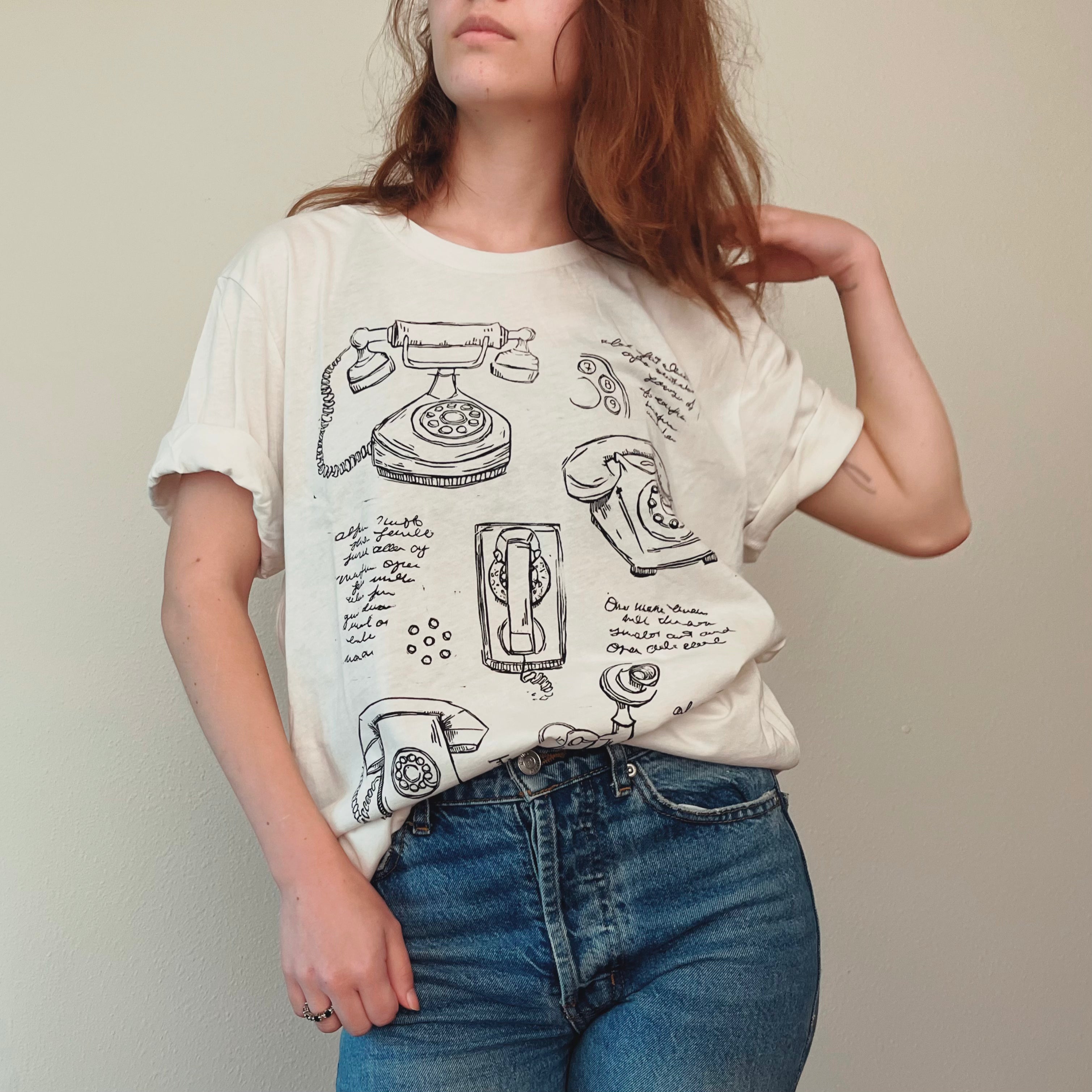 Landlines: A Study T-Shirt