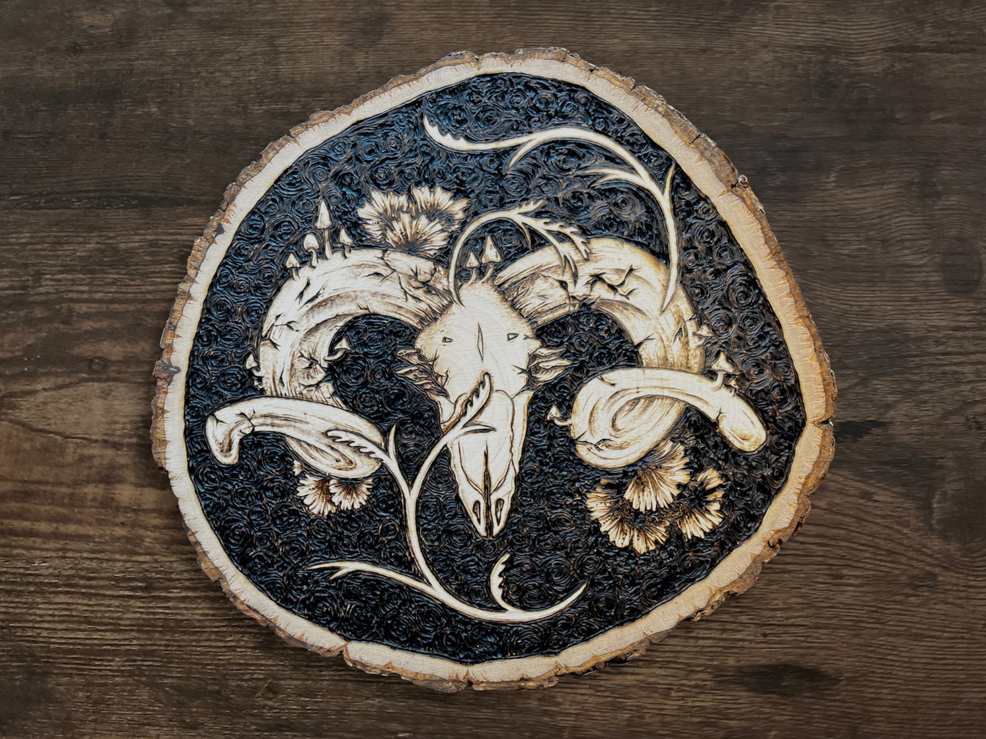 Overgrown Wood Burning