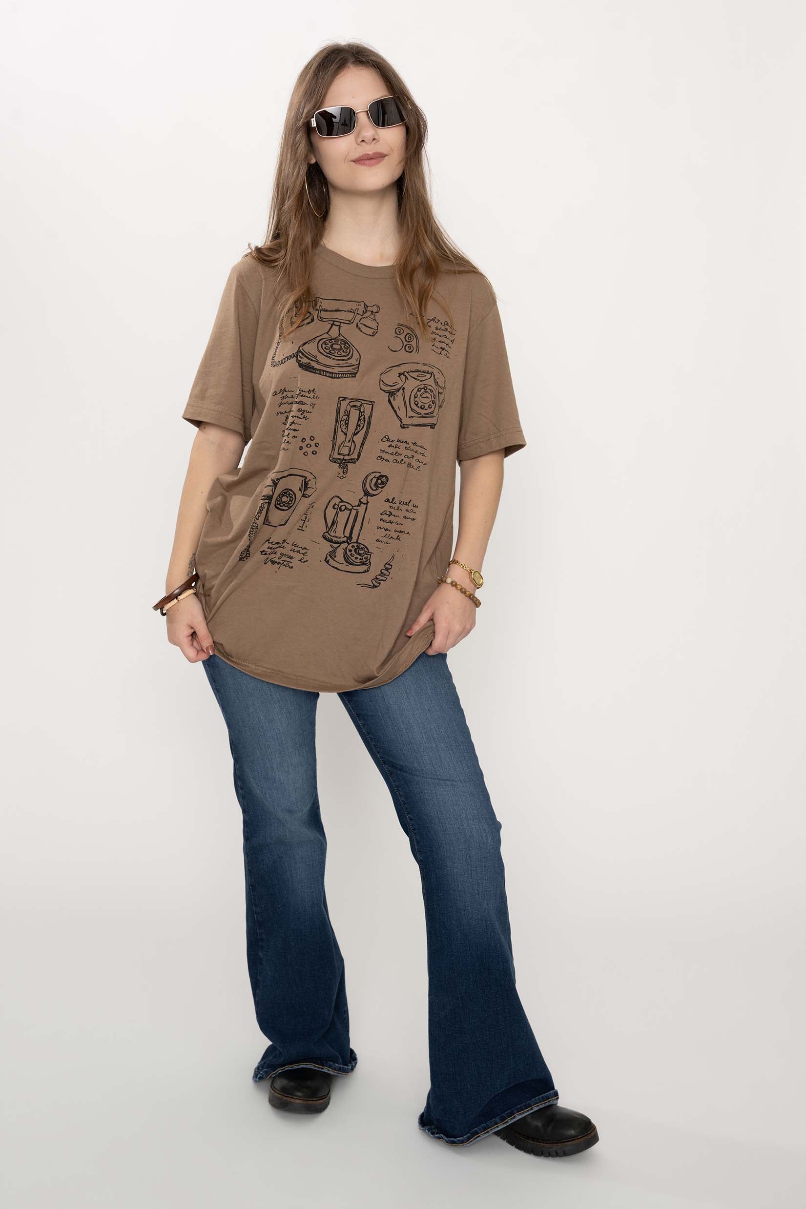 Landlines: A Study T-Shirt