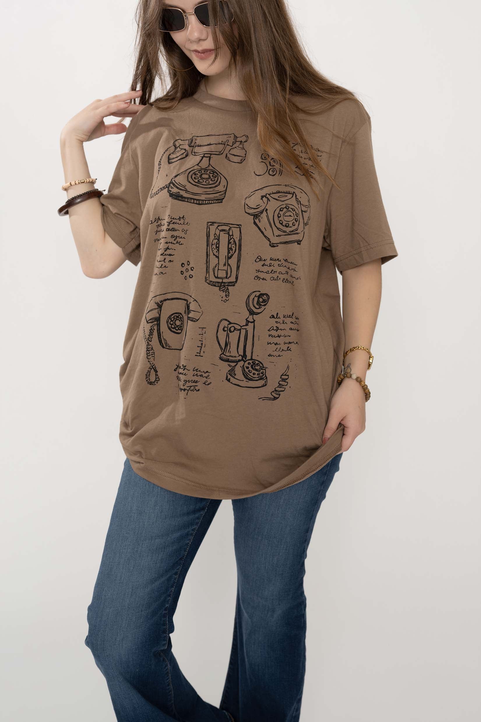 Landlines: A Study T-Shirt