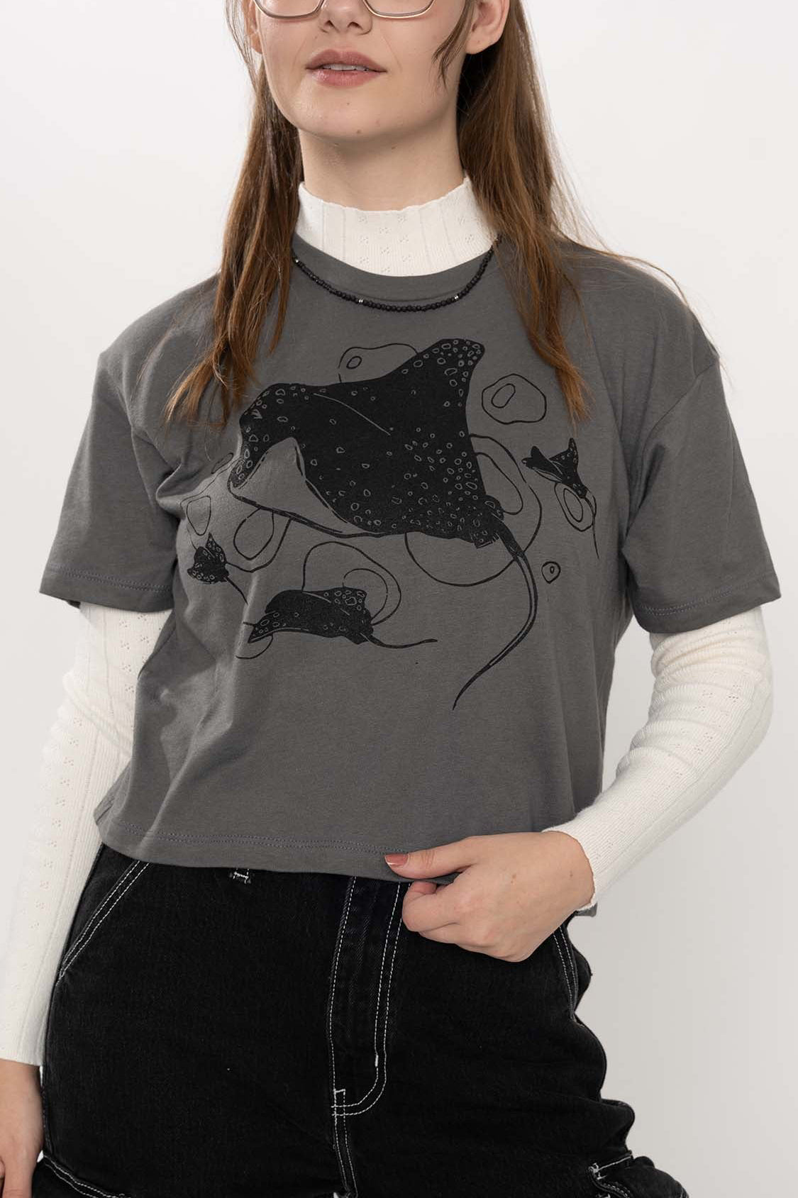 Rays Crop Top