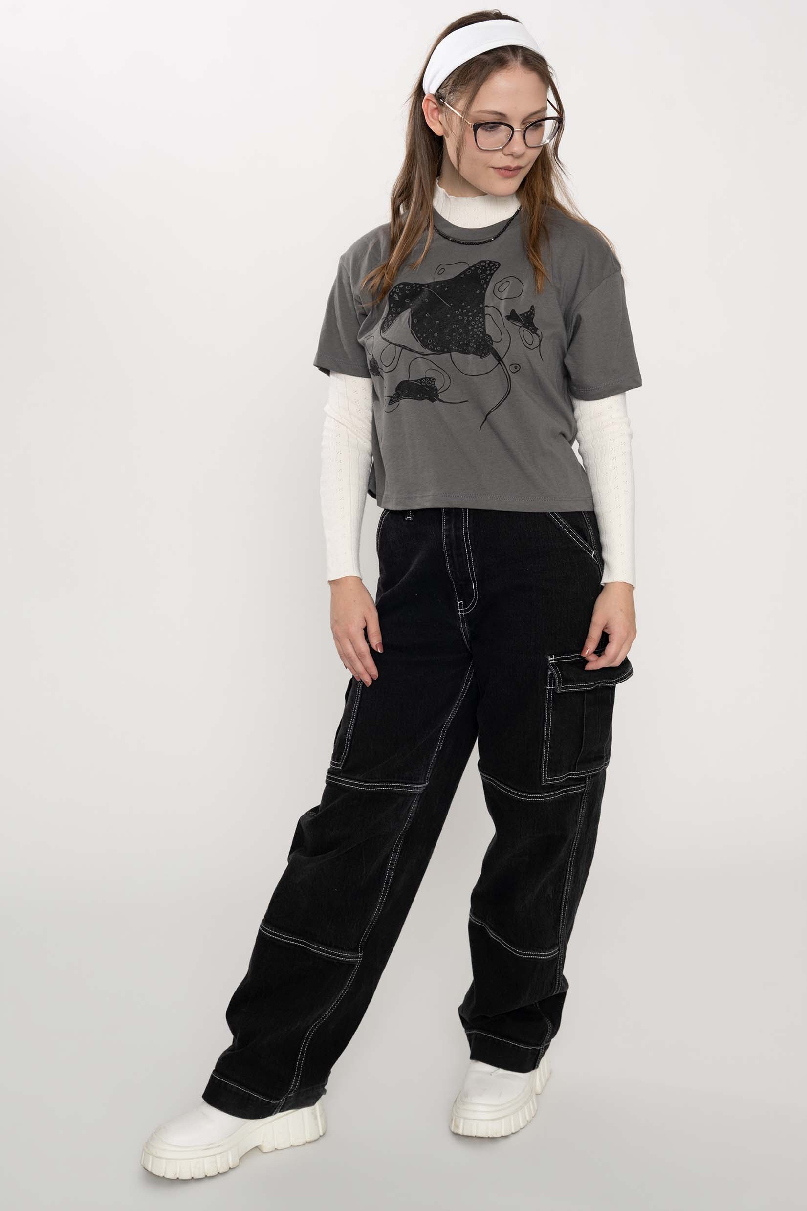 Rays Crop Top