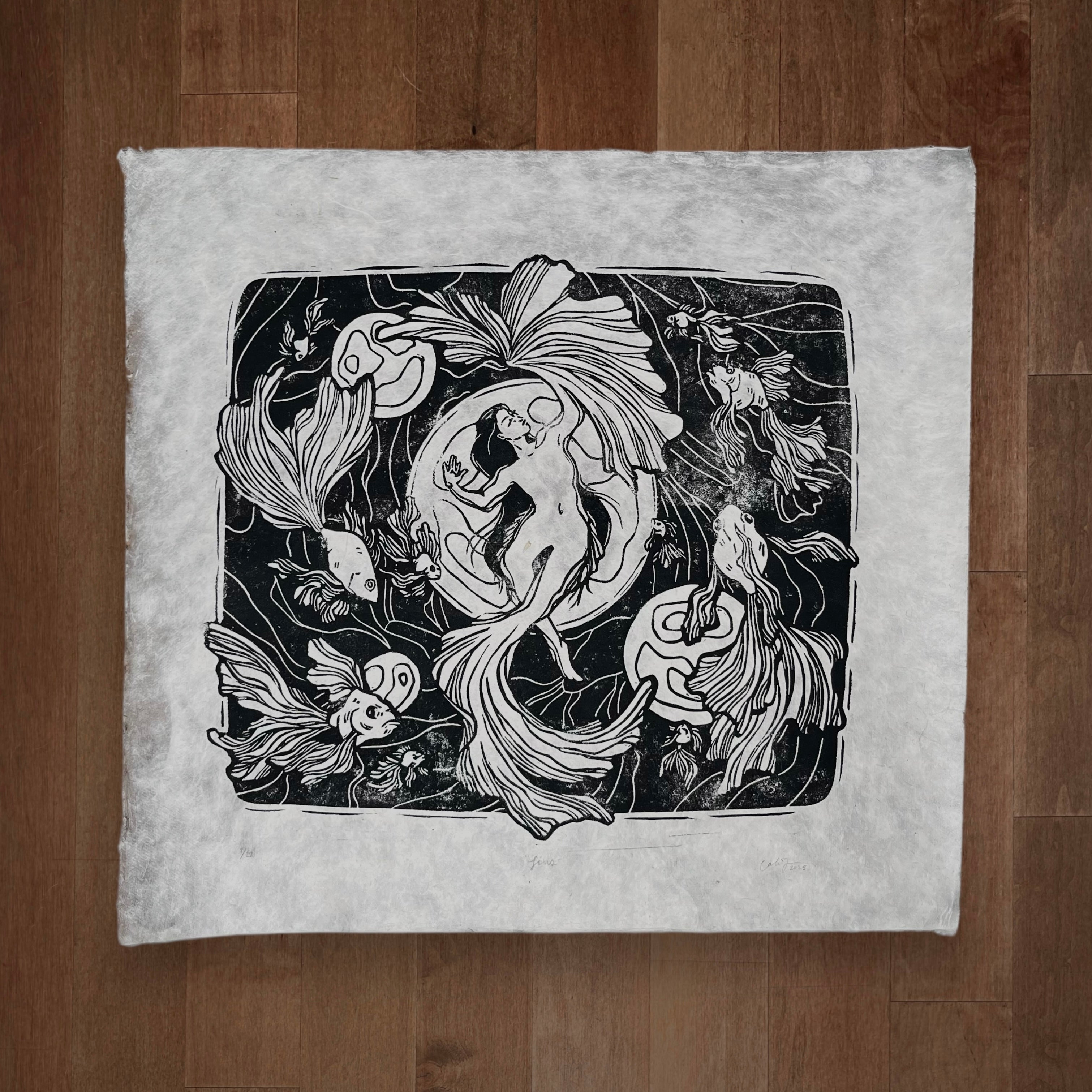 Fins Print (Series of 12)
