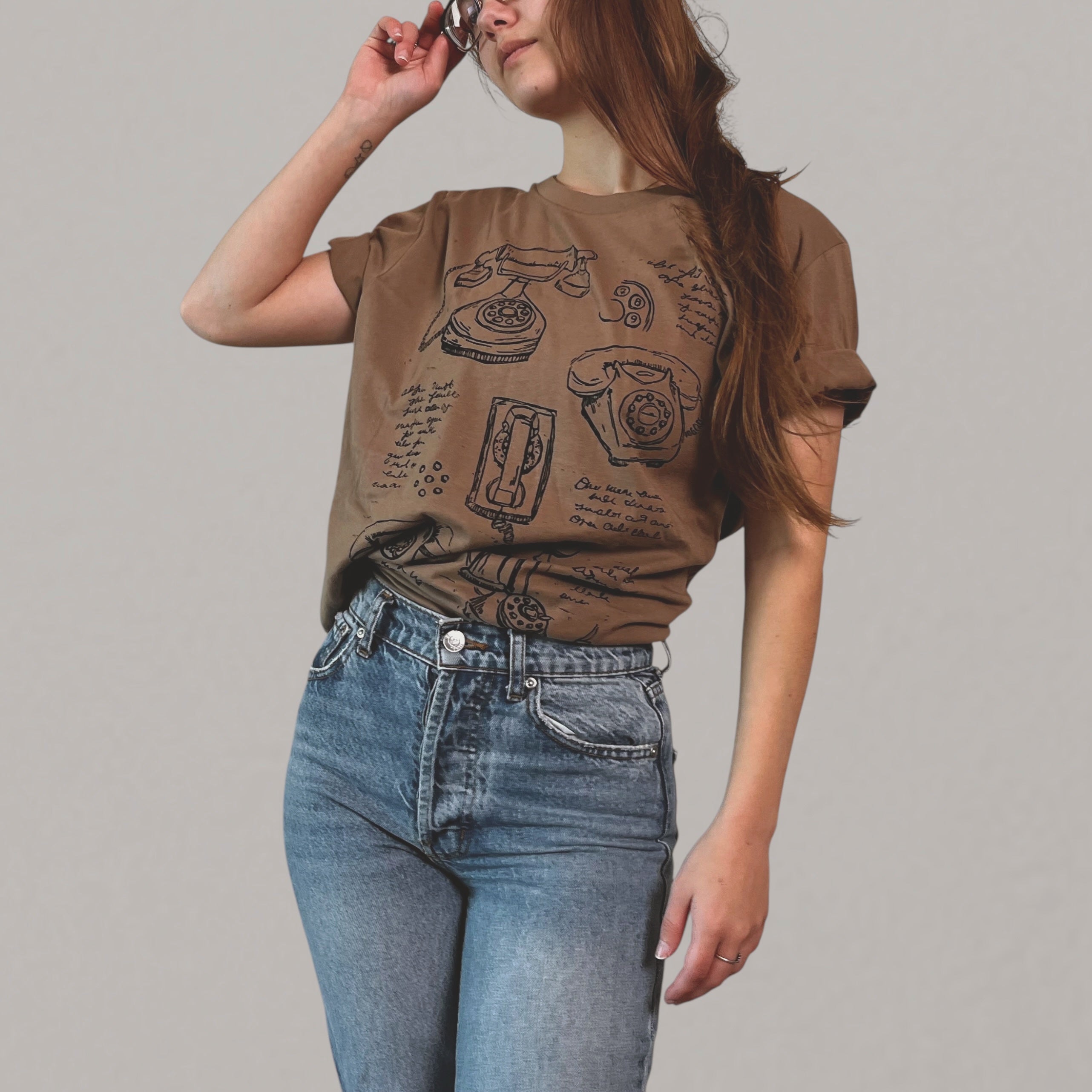 Landlines: A Study T-Shirt