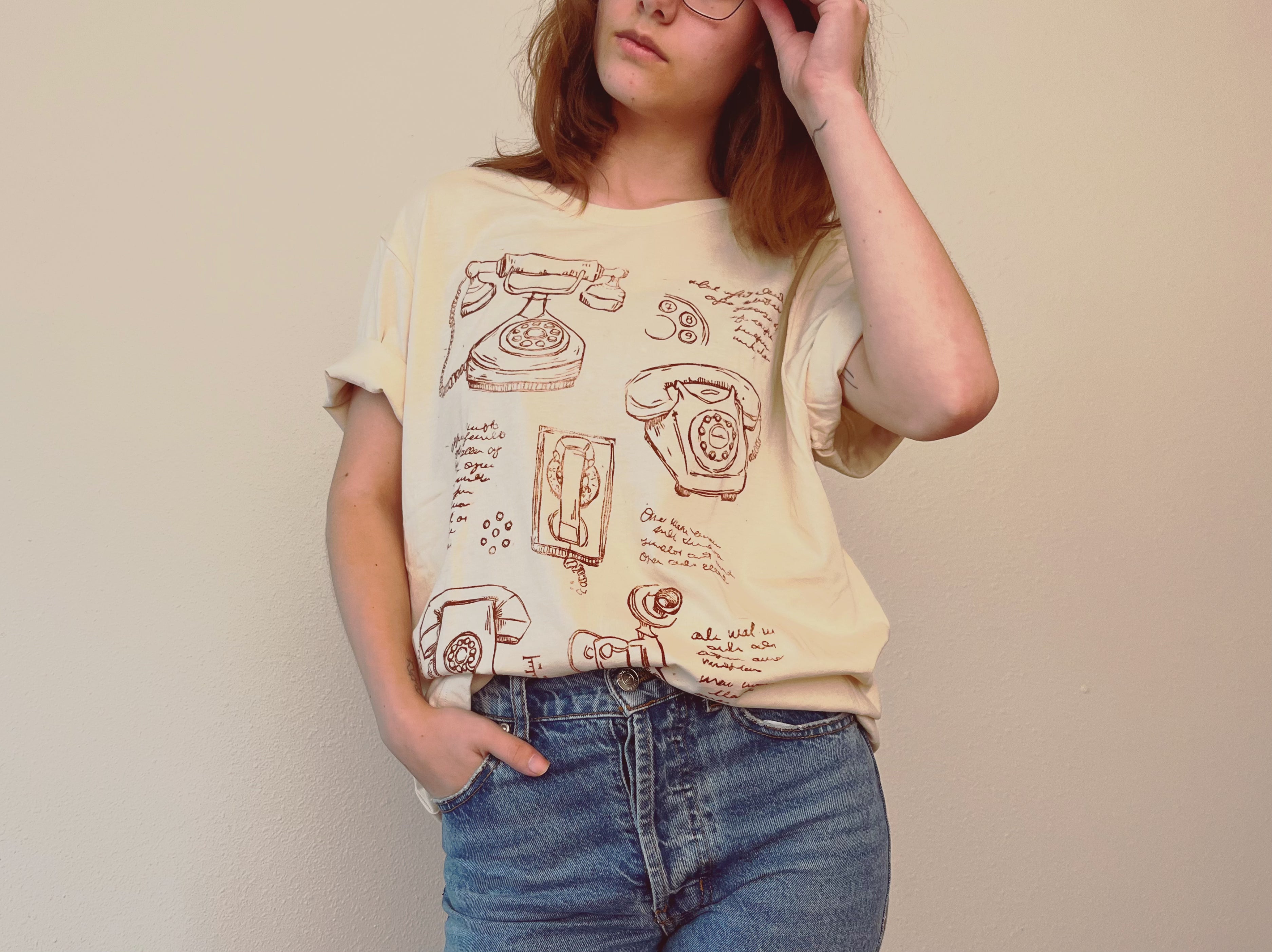 Landlines: A Study T-Shirt